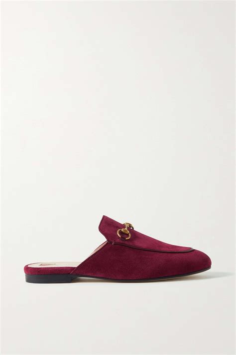 gucci horsebit suede slippers|Gucci princetown slippers sale.